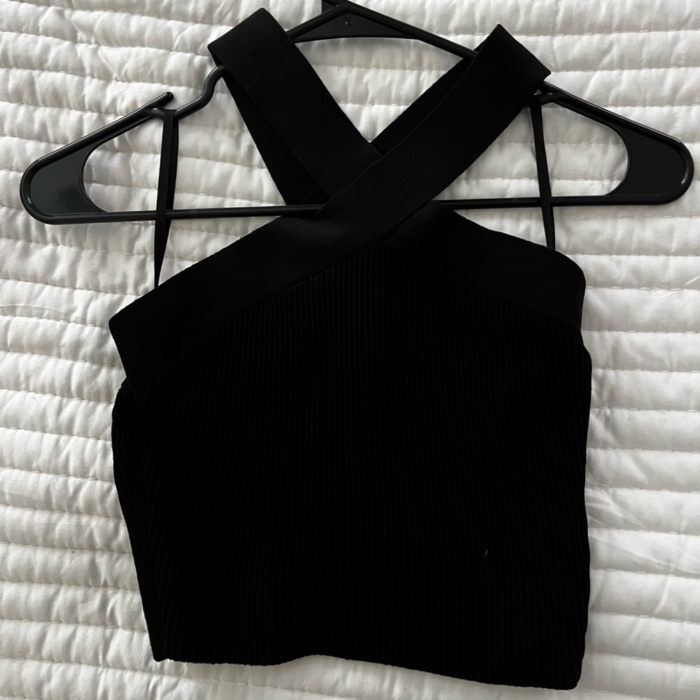 Babaton
Sculpt Knit Criss Cross Tank size small